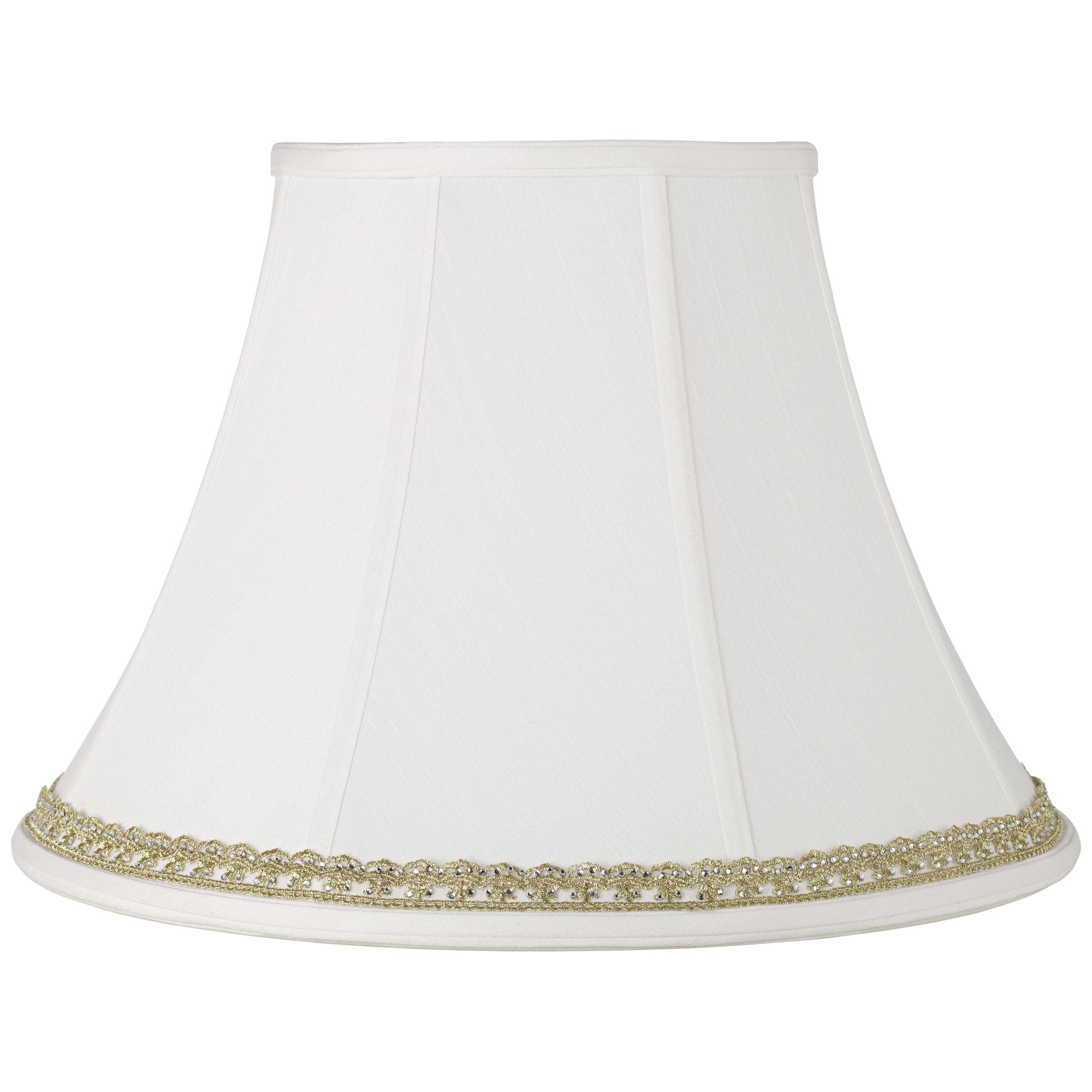 White Large Lamp Shade With Lace And, 9 Inch Lamp Shade White