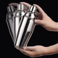 thumbnail image 3 of Cocktail Shaker Cup, Leak Proof Lid Wine Shaker 750ML Integrated Cup Anti Rust  for Party, 3 of 8