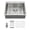 Brushed Nickel#8, variant on Undermount Kitchen Sink, Laundry Sink 21 Inch - 21 x 18 x 12 Inch Undermount Laundry Utility Sink Deep Single Bowl 16 Gauge Stainless Steel Laundry Tub Sinks, Stainless Steel Kitchen Sink
