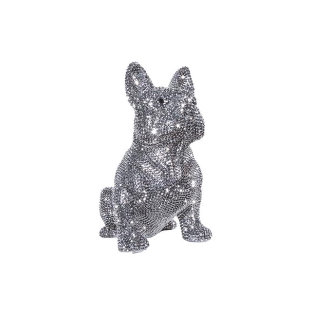 Interior Illusions II00090 French Bulldog Rhinestone Bank, Graphite