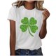 thumbnail image 3 of TaTaai Spring Top for Women St Patrick's Day Print Short Sleeve Round Neck Casual Loose Fit T Shirt Fashion Pullover Soft Blouse for Holiday Daily Outing Gift, 3 of 5