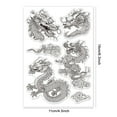 thumbnail image 6 of Chinese Dragon Clear Stamp Auspicious Clouds Clear Rubber Stamps Animal Dragon Silicone Stamps for DIY Scrapbooking Photo Album Decorative Cards Making Home Decoration 6.3x4.33inch Plastic, 6 of 7