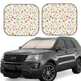 thumbnail image 1 of Fotbe Dessert 2-Piece Car Windshield Sun Shade | Sun Blocker for Car Windshield | Foldable Automotive Interior Accessories for Sun Protection-Medium, 1 of 6