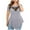 Gray, variant on WIZUTIZ Plus Size Tops for Women Sales Plus Size Elegant Summer-Beach Tops Ladies Casual V-Neck Tee Work Out Short Sleeve Athletic T-shirt Basic Cotton Blend Tshirts Trendy Solid Blouse Gr