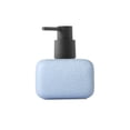 thumbnail image 1 of Botella de loción azul opaca de cerámica, diseño cuboide horizontal/vertical for champú, gel de ducha y desinfectante de manos, 1 paquete, 1 of 2