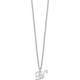 thumbnail image 2 of Sterling Silver Rhodium-Plated Letter H Initial Necklace Made In United States -Jewelry By Sweet Pea, 2 of 6
