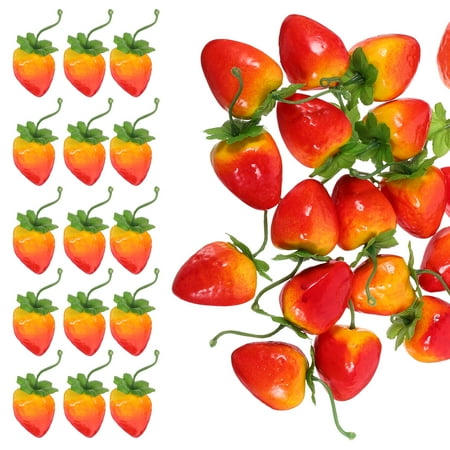 

unbranded 3 Packs Simulated Strawberry Strawberries Dehydrated Planter