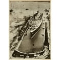 thumbnail image 2 of Queen Mary' Ocean Liner Entering Dry Dock At Southampton Poster Print By Mary Evans Picture Library, 2 of 4