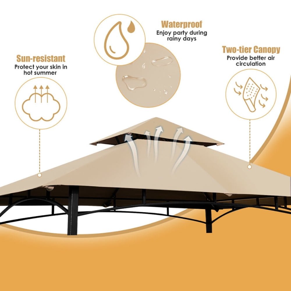 Aimee Lii 8' x 5' Outdoor Patio Barbecue Grill Gazebo, Backyard Canopy Gazebo Aimee Lii 8' x 5' Outdoor Patio Barbecue Grill Gazebo, Backyard Canopy Gazebo