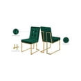 thumbnail image 2 of Meridian Furniture Pierre 19.5"H Velvet Dining Chair in Green (Set of 2), 2 of 5