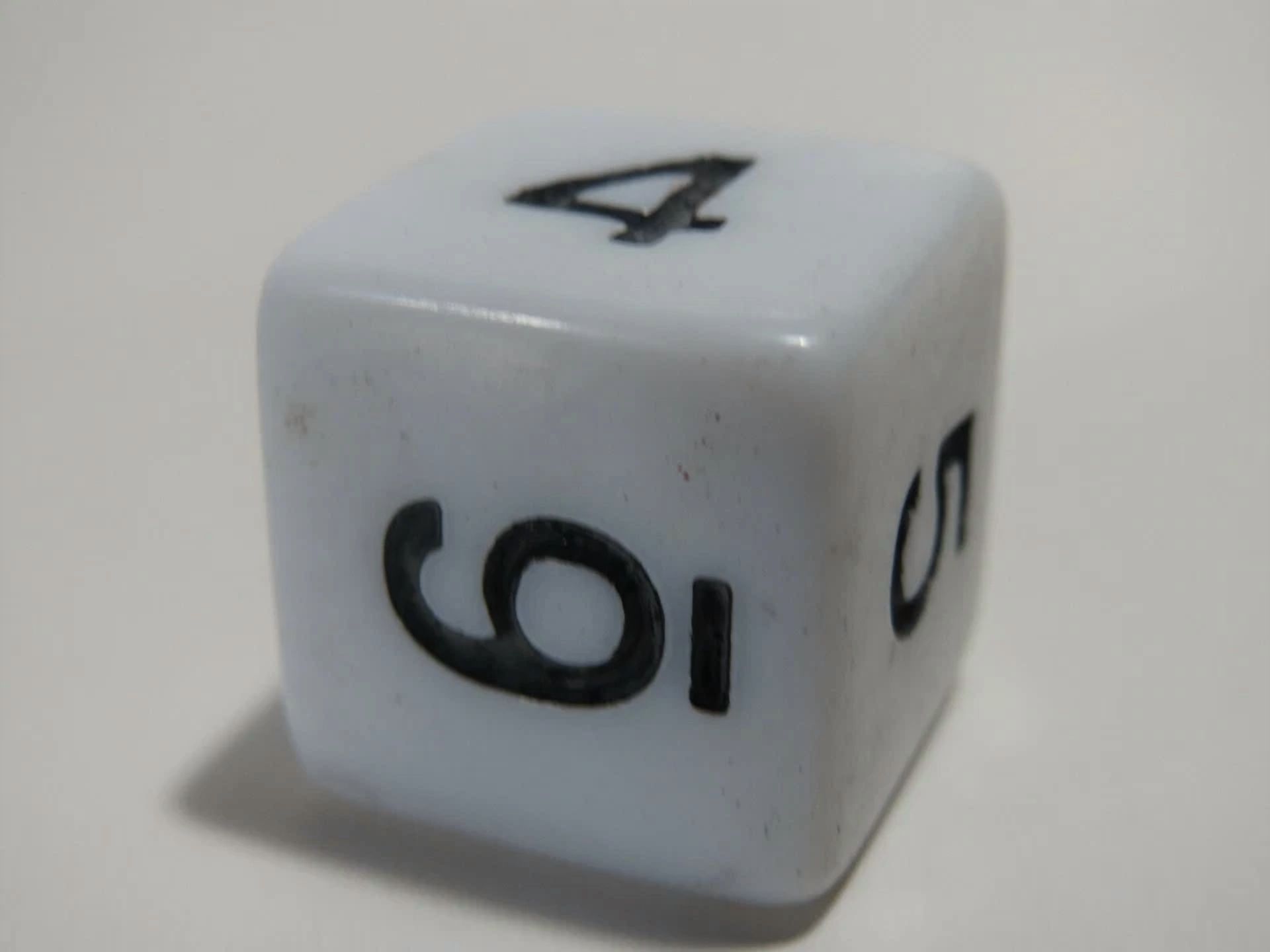 BUTTERFLY- Rpg Dice 10Pc - Opaque White - 1 @ D4 D8 D10 D12 D20 D00-10 & 4 D6