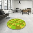 thumbnail image 4 of Ahgly Company Machine Washable Indoor Rectangle Transitional Brown Area Rugs, 2' x 5', 4 of 7