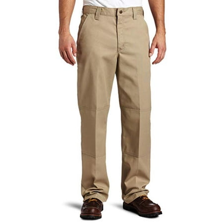 Carhartt Work Clothes - Carhartt Mens Twill Double Front Work Pant B316, Khaki, 38x32