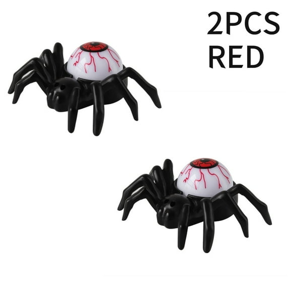 【Halloween Spider Eyeball Lights】Spooky Flameless LED Lamp - Scary Party Decor (3 Colors & 3 Pack Options)