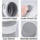 thumbnail image 2 of Taza De Café Plegable, Taza De Café Reutilizable Tazas De Silicona De Grado Alimenticio Portátiles De 350 ML Tazas De Viaje Sin BPA - Gris, 2 of 4