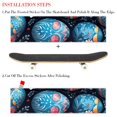 thumbnail image 2 of Easter Skateboard Grip Tape Stickers 2 Pack for Deck - Emery Surface PVC Backing - 8.8x32.6in/22.4x83cm, 2 of 5