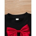 thumbnail image 4 of TSEXIEFOOFU Baby Girl Princess Dress, Summer Short Sleeve Round Neck Bow Front Mesh Tulle Dress, 4 of 9