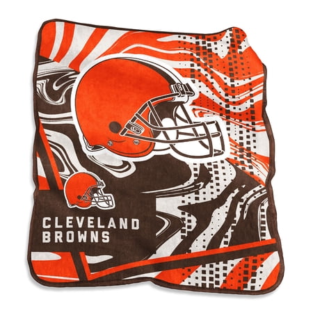 Cleveland Browns 50 x 60 Swirl Raschel Throw Blanket