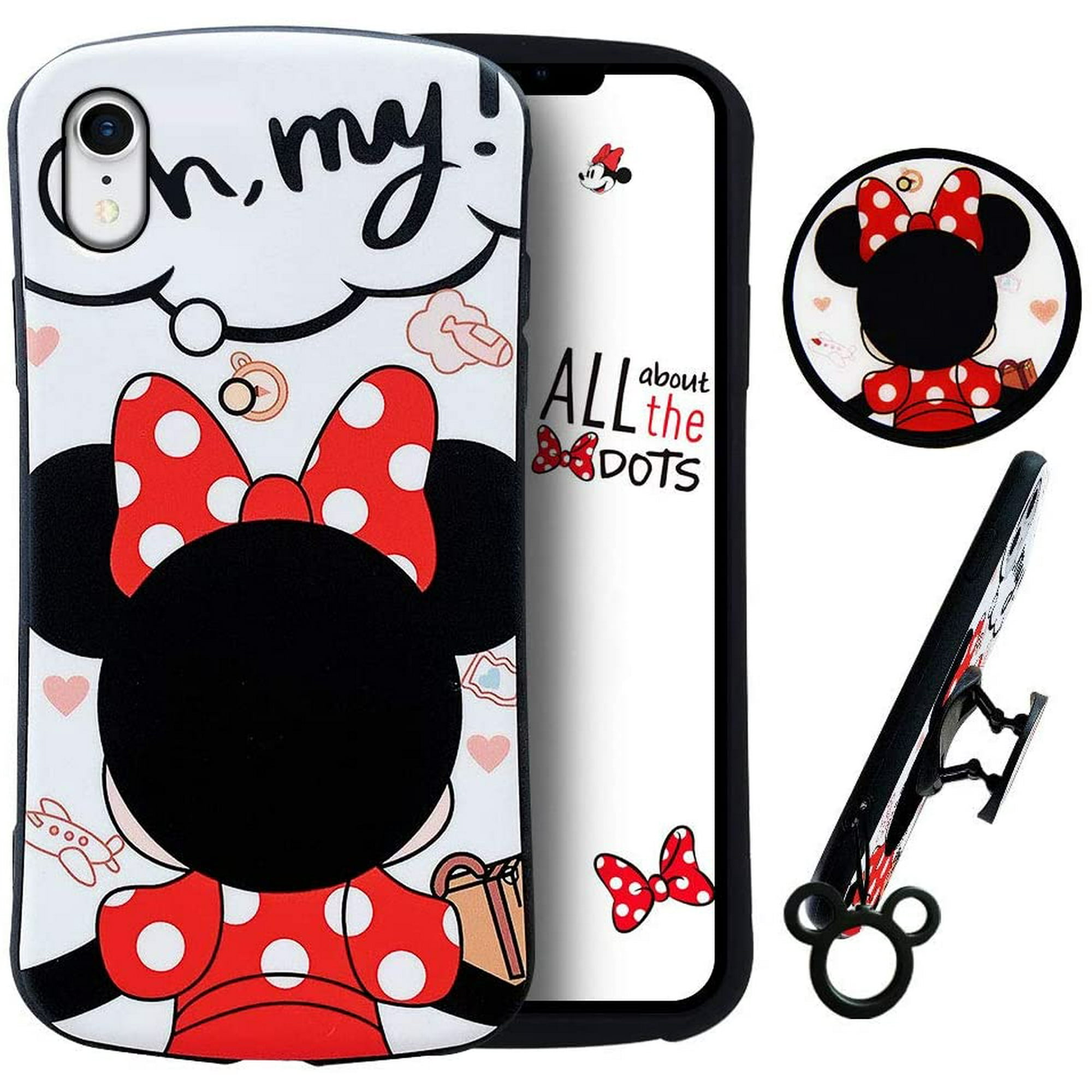 Case For Apple Iphone Xr 6 1 Inch Disney Collection Minnie Mouse Cute Cartoon Style Pattern Holder Stand Soft Shockproof Protective Cover For Kids Teens Girls Boys Iphone Xr 6 1 Inch Walmart Canada