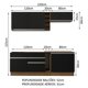thumbnail image 3 of Cocina Integral Completa Modular Madesa Parma 220cm MN 03, 3 of 5