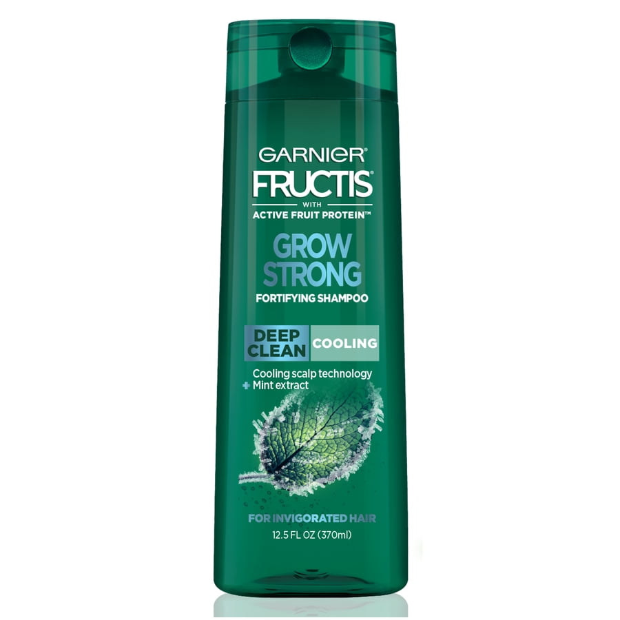 Garnier Fructis Grow Strong Cooling Deep Clean Shampoo for Men for ...