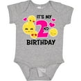 thumbnail image 3 of Inktastic Its My 2nd Birthday with Emojis Girls Baby Bodysuit, 3 of 5