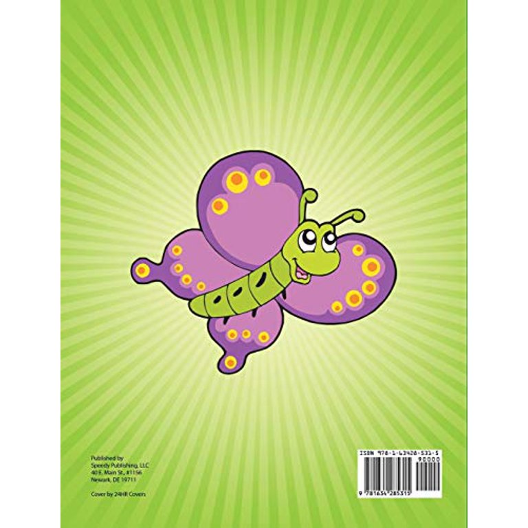 Butterfly Coloring Pages (Jumbo Coloring Book for Kids) [Book]