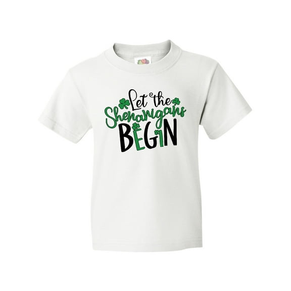 Inktastic St. Patrick's Day Let the Shenanigans Begin Youth T-Shirt
