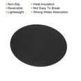 thumbnail image 4 of Uxcell Round Plant Coaster, Absorbent Waterproof Round Felt Pad Mat 1 Set, Black ["15\""], 4 of 5