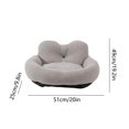 thumbnail image 3 of Fiudx Caseta para Perros, de Algodón Suave, Cómoda Cama de Descanso para Perros Grandes y Pequeños, con Elegante Diseño de Corazón de Melocotón, Fácil de Limpiar, Apta para Gatos, Tamaño 51 X 49 X 25, 3 of 6