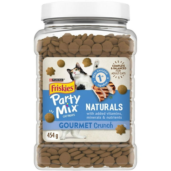 Friskies Party Mix Gourmet Crunch, Natural Cat Treats 454g, 454 g
