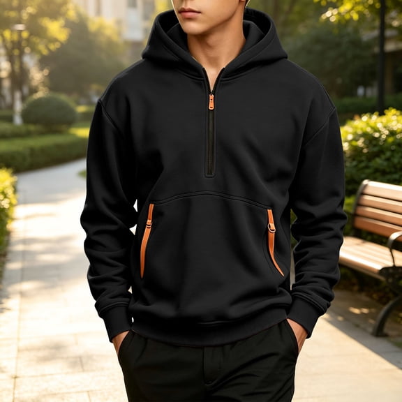 Zorckvet Boys' Fleece Long Sleeve Sweatshirts and Hoodies for Big Kids with Pockets