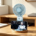 thumbnail image 5 of COM1950s Handheld Fan for Kids, 3 Speeds Portable Mini USB Rechargeable Small Fan, Quiet Personal Cooling Breeze for Home Office Travel Outdoor, 5 of 8