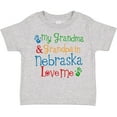thumbnail image 3 of Inktastic Nebraska Grandma Loves Me Boys or Girls Toddler T-Shirt, 3 of 5