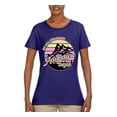 thumbnail image 2 of Wild Bobby Let Our Classroom Adventure Begin Mountain Sunset Light Colors Pop Culture Women Graphic Tee, Purple, XX-Large, 2 of 6