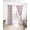 Pink, variant on Purple Blackout Curtains 45 Inches Long for Bedroom, Country French Rustic Buffalo Plaid Modern Art Thermal Insulated Room Darkening Black Out Window Curtain Panels Grommet Drapes for Living Room