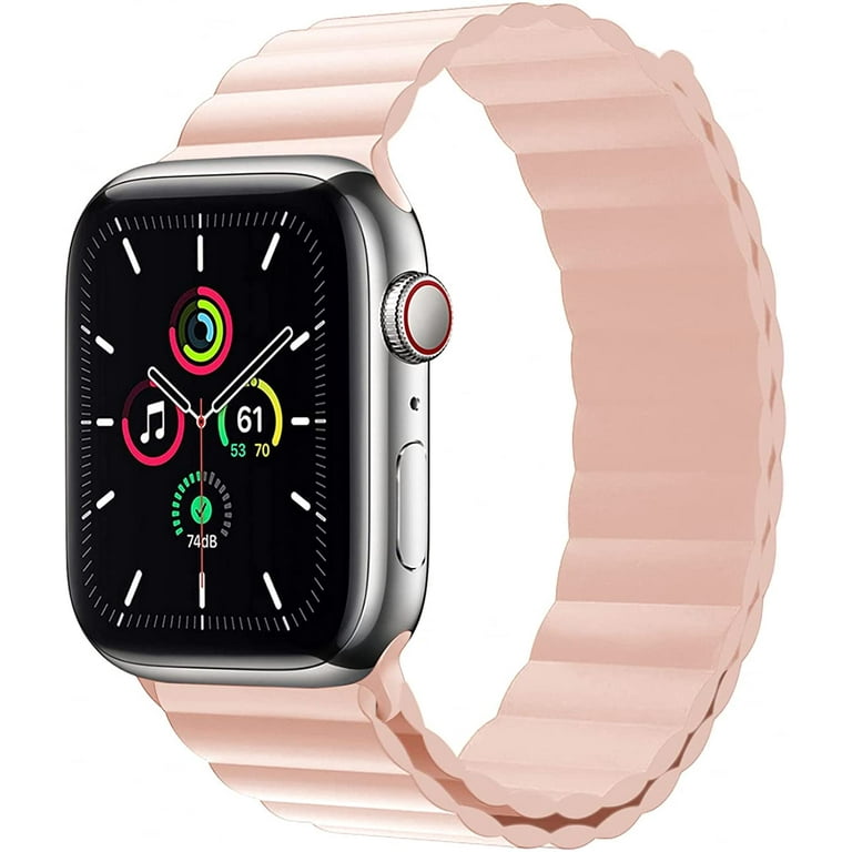 Magnetic Silicone Loop Band Compatible with Apple Watch Bands 38mm