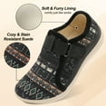 thumbnail image 4 of Leisfit Womens Wide Diabetic House Shoes Adjustable Walking Shoe, 4 of 7