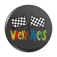 thumbnail image 1 of Wacky Races Logo Pinback Button Pin, 1 of 5