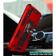 thumbnail image 5 of for Galaxy A01 Case,Samsung A01 Case,with HD Screen Protector,Military Grade Magnetic Car Mount Kickstand Heavy Duty Shockproof Case Cover for Samsung Galaxy A01 (Red), 5 of 7