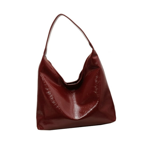 FENOHREFE Fashionable PU Leather Shoulder Bag for Women and Girls Casual Handbag with Spacious Interior for Everyday Essential