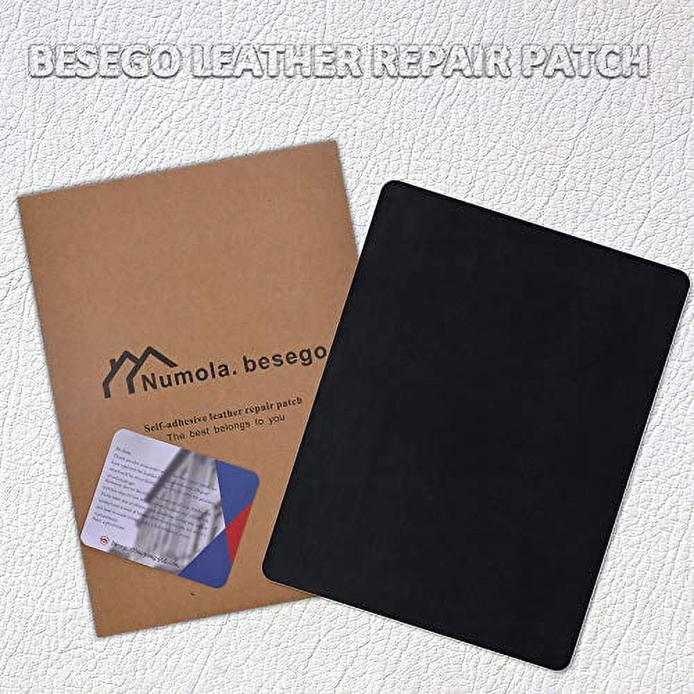 Besego Leather Repair Patch, Leather Adhesive Kit for Sofas, Drivers Seat, Couch