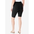 thumbnail image 2 of Roaman's Women's Plus Size Everyday Essential Stretch Bike Shorts, 2 of 5