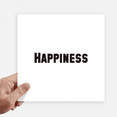 thumbnail image 1 of Happiness Word Inspirational Quote Sayings Sticker Tags Wall Picture Laptop Decal Self adhesive, 1 of 1