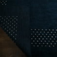 thumbnail image 2 of Rugsotic Carpets Handmade Rugs Hand Knotted Loom Rectangle 8'x10' Blue Wool for Indoor Use, 2 of 8