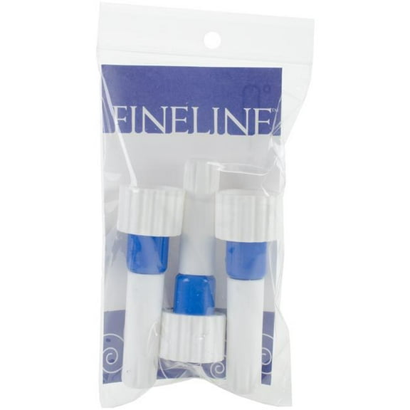 Fineline Applicators FL5563 20 gauge Applicator Tip - 20 by 410 Blue Band - 3 per Pack