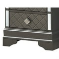 thumbnail image 5 of Verona 2-Drawer Metalic Black Nightstand (24 in. H x 16 in. W x 21 in. D), 5 of 5