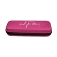 thumbnail image 4 of Lipstore Stethoscope Carrying Case Accessories Travel Case EVA Container with Inner Mesh Pink White Pattern, 4 of 8