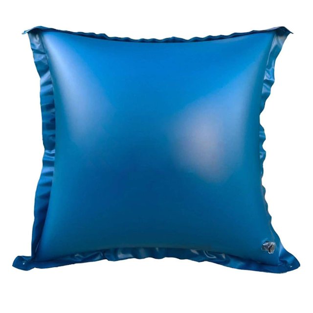 Almohada de aire para piscinas elevadas, ecualizador de hielo resistente al frío, almohadas de cierre invernales, funda de almohada ultra gruesa y duradera para piscinas