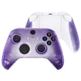 thumbnail image 6 of eXtremeRate Clear Atomic Purple Replacement Front Housing Cover Handles Faceplate for Xbox Series X & S Controller, 6 of 9